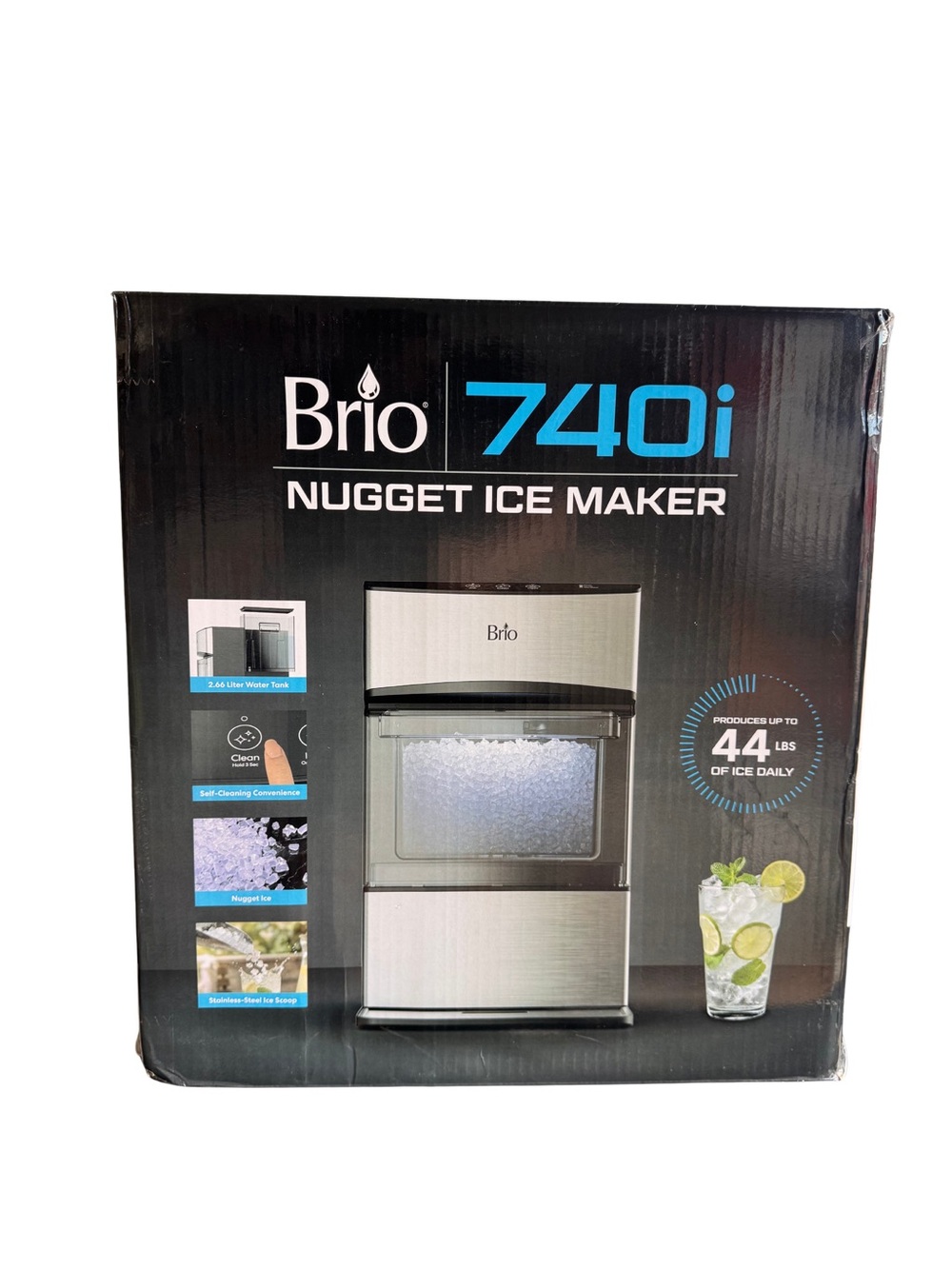 740i Nugget Ice Maker - Stainless Steel Finish